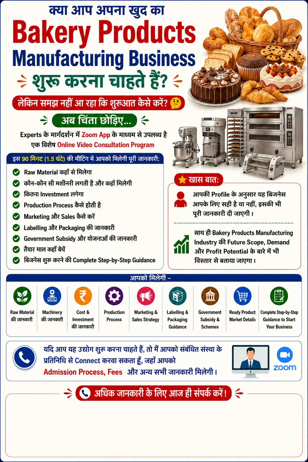 Bakery Products Manufacturing Business