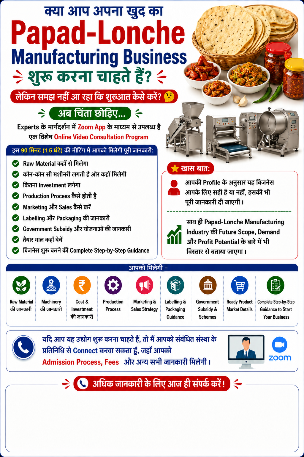 Papad-Lonche Manufacturing Business