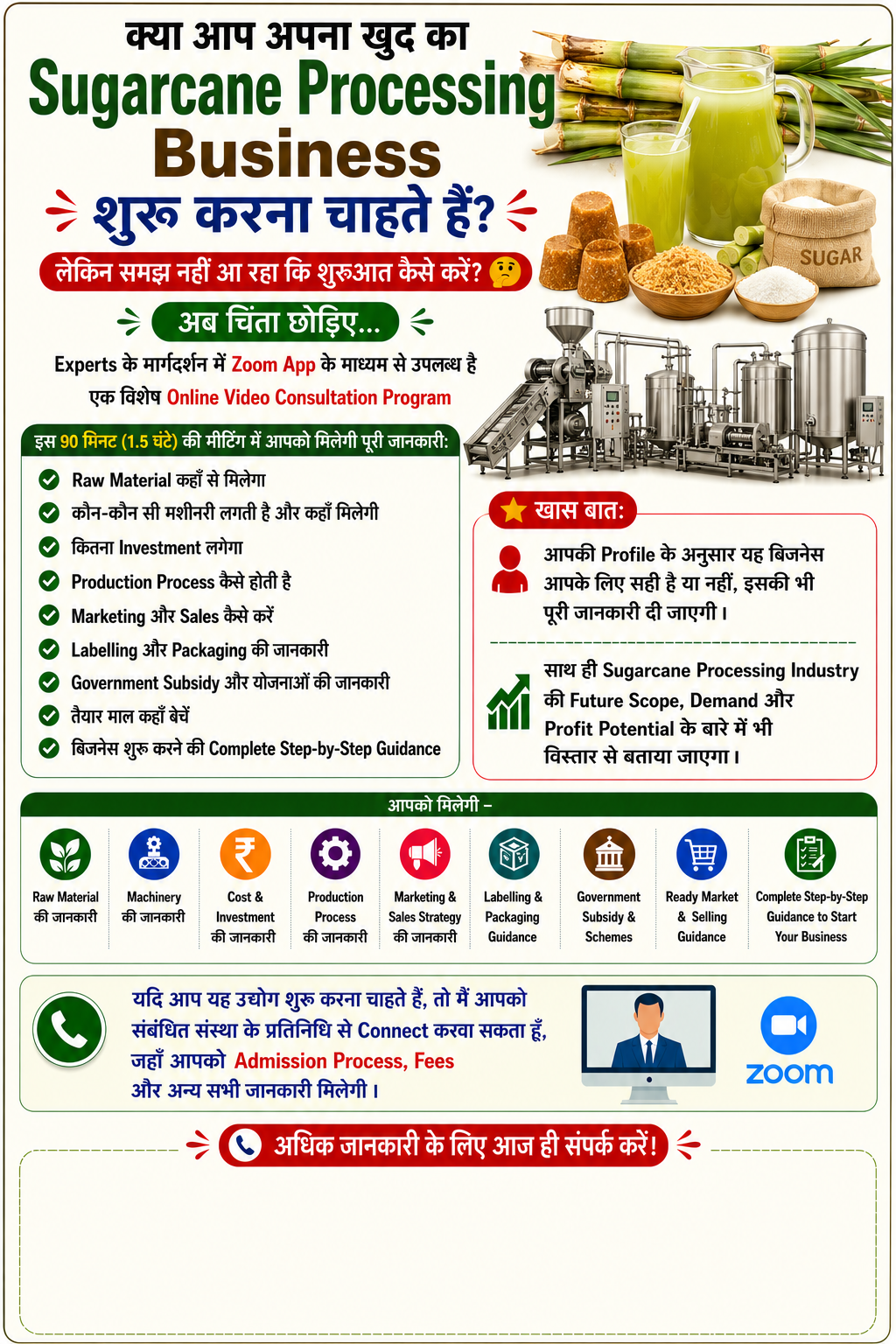 Sugarcane Processing Business