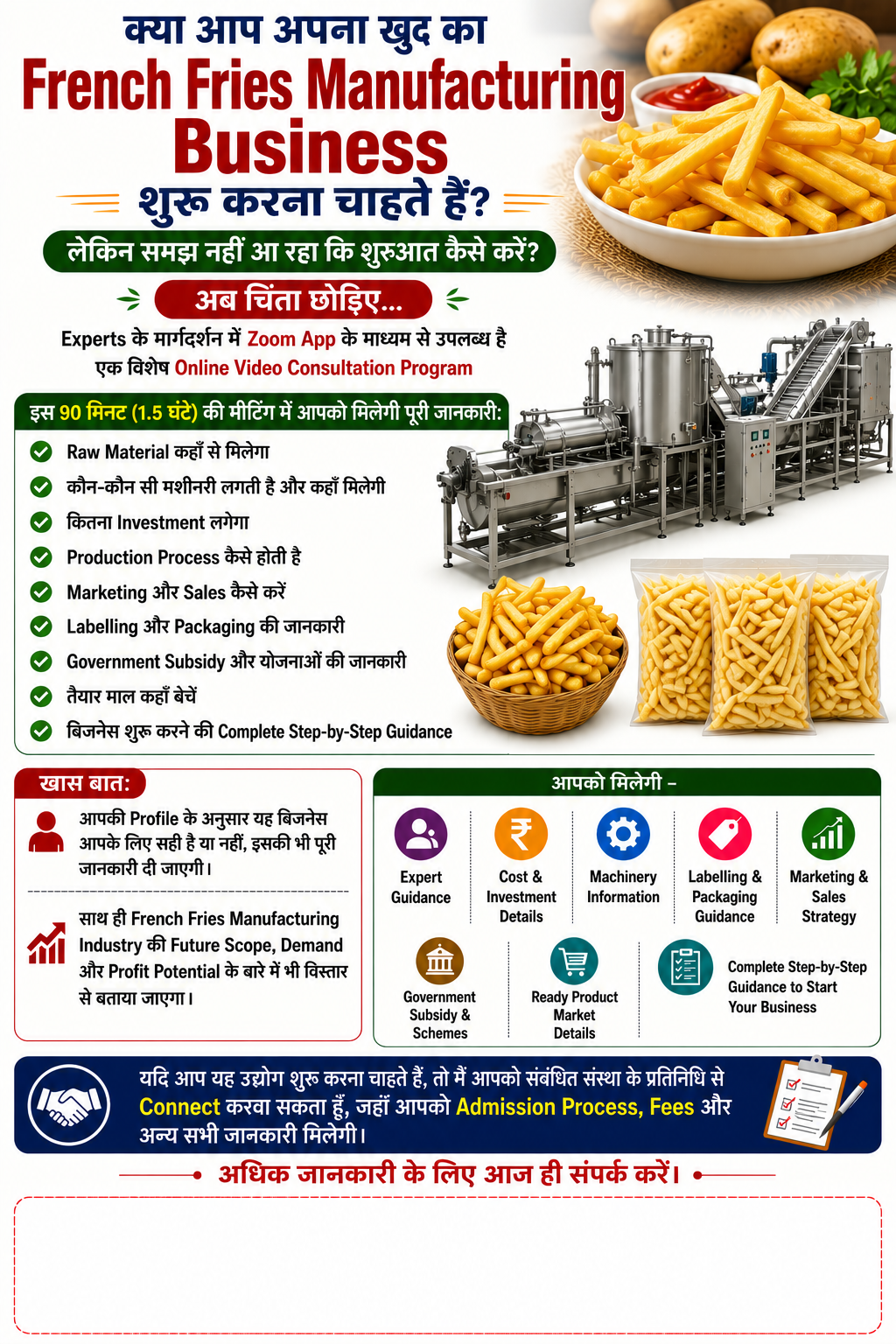 French Fries Manufacturing Business