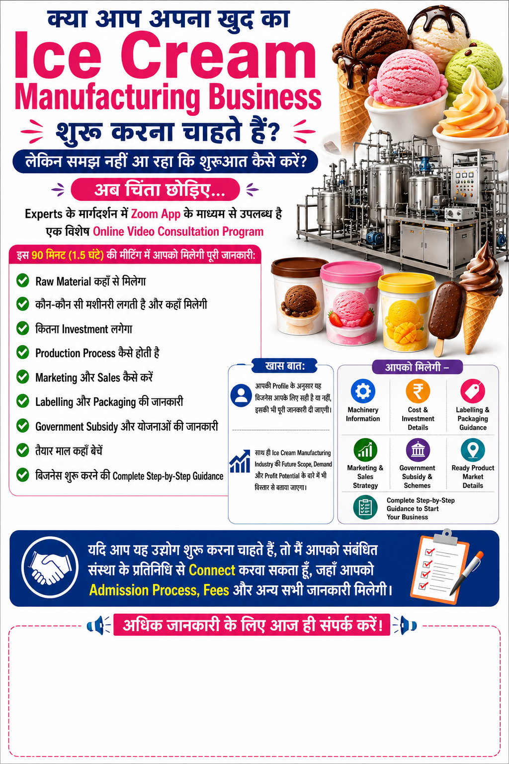 Ice Cream Manufacturing Business