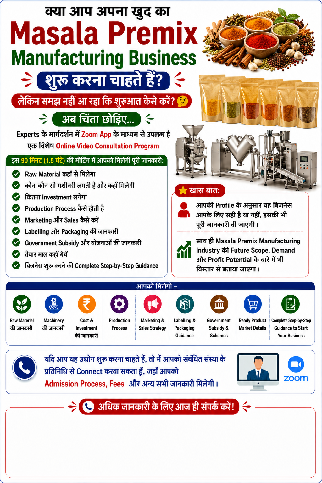 Masala Premix Manufacturing Business