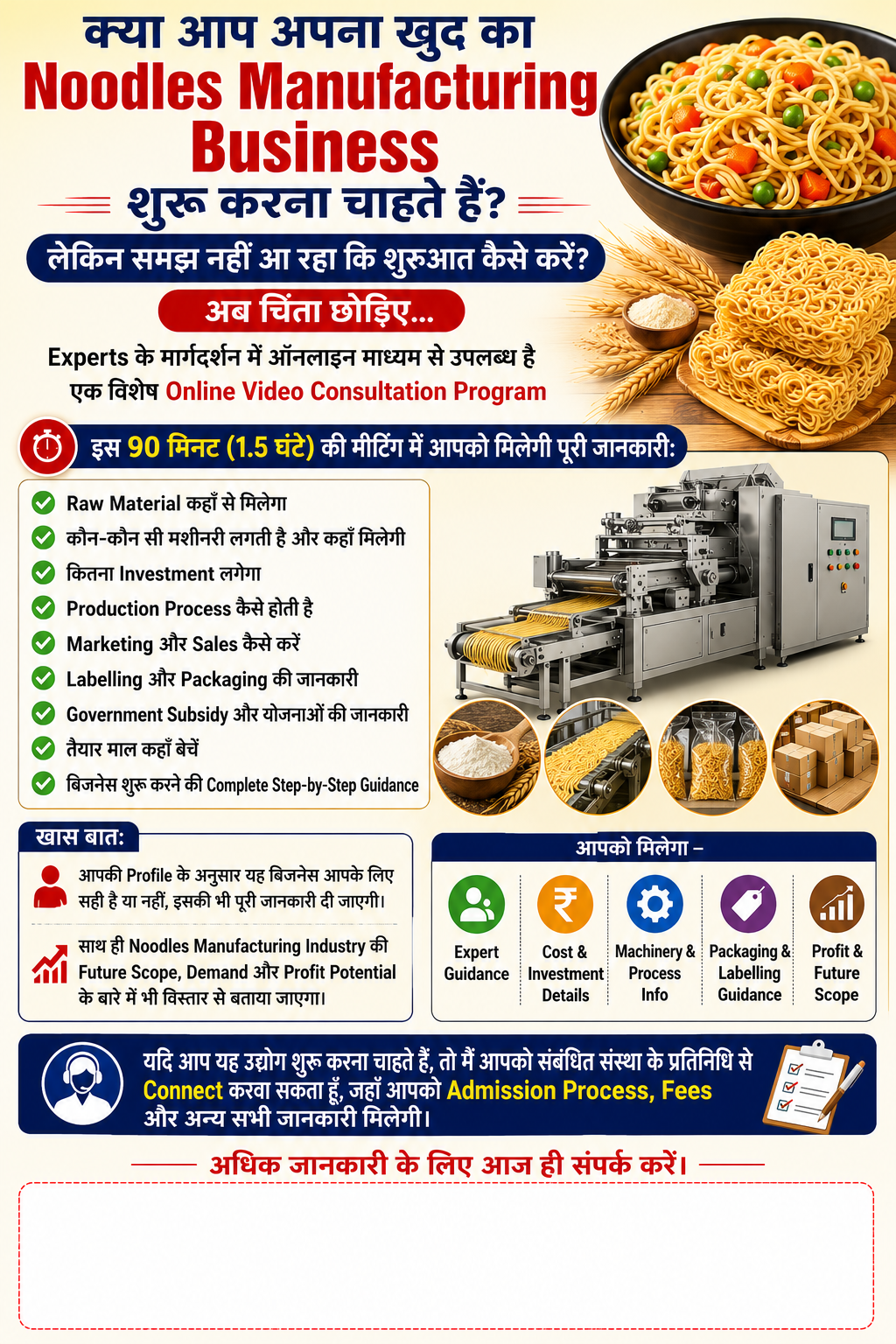 Noodles Manufacturing Business