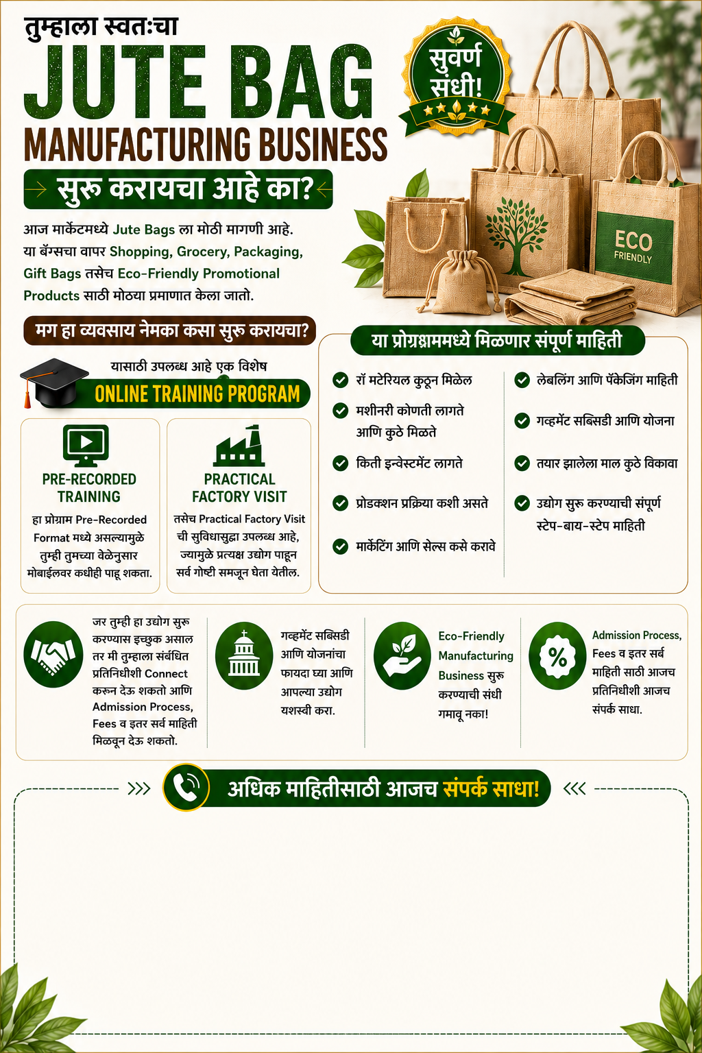 Jute Bag Manufacturing Business